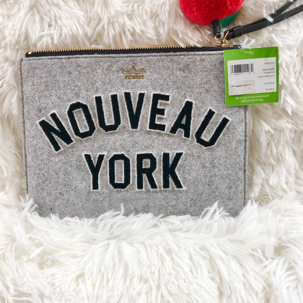 ๐New with tags KATE SPADE " NOUVEAU YORK" bag #NEWYORK - Picture 2 of 11